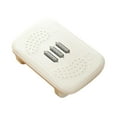 thumbnail image 1 of jinwen Foot Rest Under Desk with Massage Rollers Ergonomic Computer Desk Foot Stool White, 1 of 9