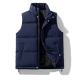 thumbnail image 6 of Cmfcve Womens Plus Size Puffer Vest Winter Warm Sleeveless Padded Jacket Stand Collar Full Zip Casual Outerwear, 6 of 6