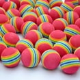 thumbnail image 7 of Cheers.US 10Pcs Colorful Soft EVA Golf Practice Ball Exercise Realistic Sport Training Tool Accessory for Indoor or Outdoor, 7 of 7