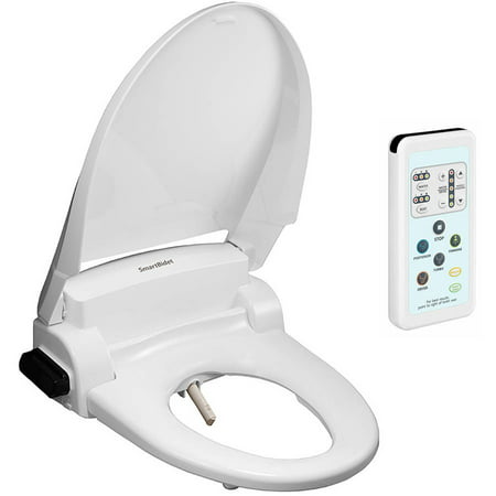 SmartBidet Electric Bidet Seat with Remote Control for Elongated Toilets in