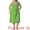 Grass Green, variant on DARING DIVA Plus Size Summer V Neck Sleeveless Beach Dress 1X Black