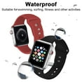 thumbnail image 4 of Silicone Sport Replacement Band 38mm 40mm with Adjustable Buckle, Compatible for Apple Watch Series 6/5/4/3/2/1 [Black], 4 of 5