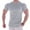Gray, variant on KIHOUT Men's Athletic Sports Fitness Quick Dry T-shirt Clearance Stretch Training Workout Exercise Tops Blouses