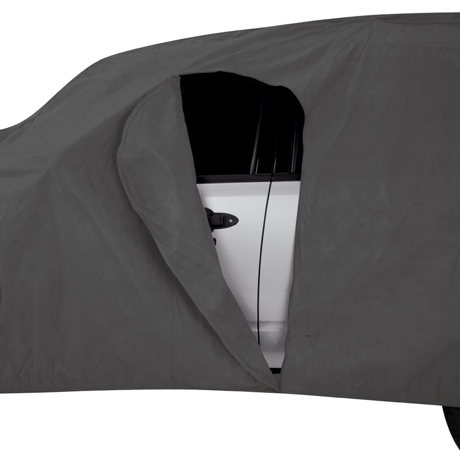 Classic Accessories OverDrive PolyPRO™ 3 Heavy-Duty Mid-Size Sedan Car Cover, 176" - 190"L, Charcoal - image 4 of 6