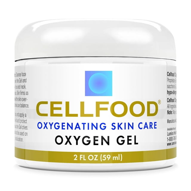 Gel de oxígeno Cellfood rico en nutrientes, 60 ml, con aloe vera y lavanda