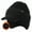 Black, variant on Winter Beanie with Fleece Lining, Brim and Ear Flaps Warm Thermal Hat for Men Women, Outdoor Stocking Cap (Black)