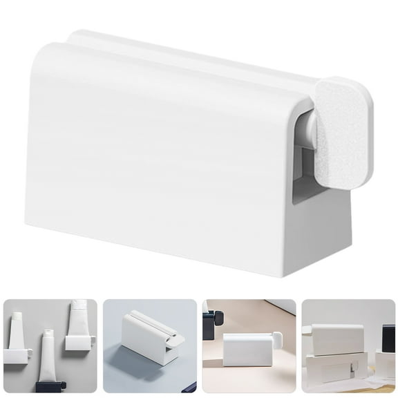 HOMEMAXS FRCOLOR Toothpaste Extruder and Tube Squeezer for Bathroom with Small Toothpaste Roller