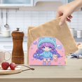thumbnail image 6 of Haosy Napkin Holder for Table Acrylic Kitchen Paper Tissue Dispenser, Cute Girl Holding Bear, 6 of 9