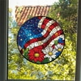 thumbnail image 6 of SLYNSHome Patriotic Window Clings for Glass Windows 4th of July Decorations for Home American Flag Flowers Memorial Day Decals Independence Day Wall Stickers, 6 of 8