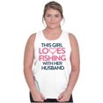 thumbnail image 5 of Wife Husband Loves Fishing Cute Girly Tank Top Tee Shirt Women Brisco Brands L, 5 of 5