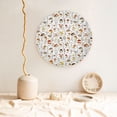 thumbnail image 5 of Balery Mushrooms And Butterflies Print Bone China Decorative Plate Ceramic Dinner Plates Art Crafts with Display Stand-8in, 5 of 6