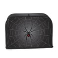 thumbnail image 2 of Lsque Black Spider On Web Print 2 Slice Toaster Cover , Kitchen Appliance Dustproof Protector , Toaster Protector Dustproof Kitchen Appliance Cover, 2 of 7