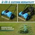 thumbnail image 6 of Wild Edge Reel Mower, 16-Inch 20-Volt Lithium-Ion Electric Reel Lawn Mower Kit, 4.0 Ah High-Capacity Battery and Wall-Mounted Charger Included, 6 of 8