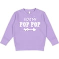 thumbnail image 2 of Inktastic I Love My Pop Pop with Arrow Toddler Sweatshirt, 2 of 4