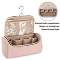 thumbnail image 4 of Travel Case for  Airwrap Complete Styler, Portable Storage Bag with Hanging Hook, Pale Mauve, 4 of 7
