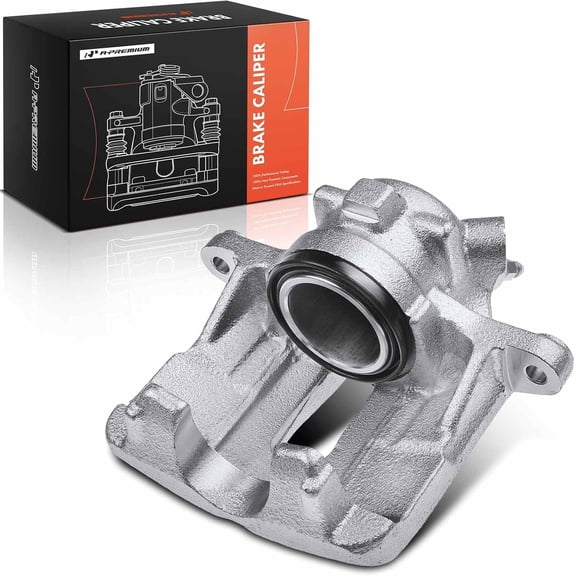 A-Premium Disc Brake Caliper Assembly Without Bracket Compatible with BMW E30 318i 318is 325 325e 325es 325i 325is 325ix Front Driver Side Fits select: 1989 BMW 325 I AUTOMATIC/IS AUTOMATIC