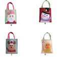 thumbnail image 3 of Maoww Colorful Christmas Bag Gifts Wrapping Packaging Santa Claus Snowman Container Large Capacity Linen Handbag Candy Party Props Biscuit, 3 of 6