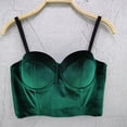 thumbnail image 2 of Chaleco de terciopelo coreano de color sólido, chaleco de terciopelo, hermoso estilo combinable, tirantes clásicos para mujer, 2 of 6