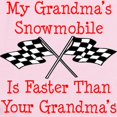 thumbnail image 2 of CafePress - Grandmas Snowmobile Is Fast Infant Bodysuit - Baby Light Bodysuit, Size Newborn - 24 Months, 2 of 4