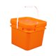 thumbnail image 2 of Contenedor de almacenamiento de alimentos con cubo cuadrado multiusos, fácil de transportar con asa y 8L 237x237x2095cm, 2 of 9