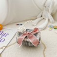 thumbnail image 1 of Bolso de cadena estilo princesa, accesorio de perlas para bebé, bolso de mano, bolso de hombro con lazo bonito y moderno para niña, 1 of 6
