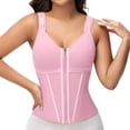 thumbnail image 2 of enyan Shapewear Tummy Control Seamless Bodysuit Hip Enhancer Body Shaper for Women Pink,XXL, 2 of 6