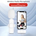 thumbnail image 2 of Micrófono Lavalier Inalámbrico Bluetooth , Micrófono con Reducción de Ruido de A Dos, Micrófono de Transmisión en para, 2 of 5