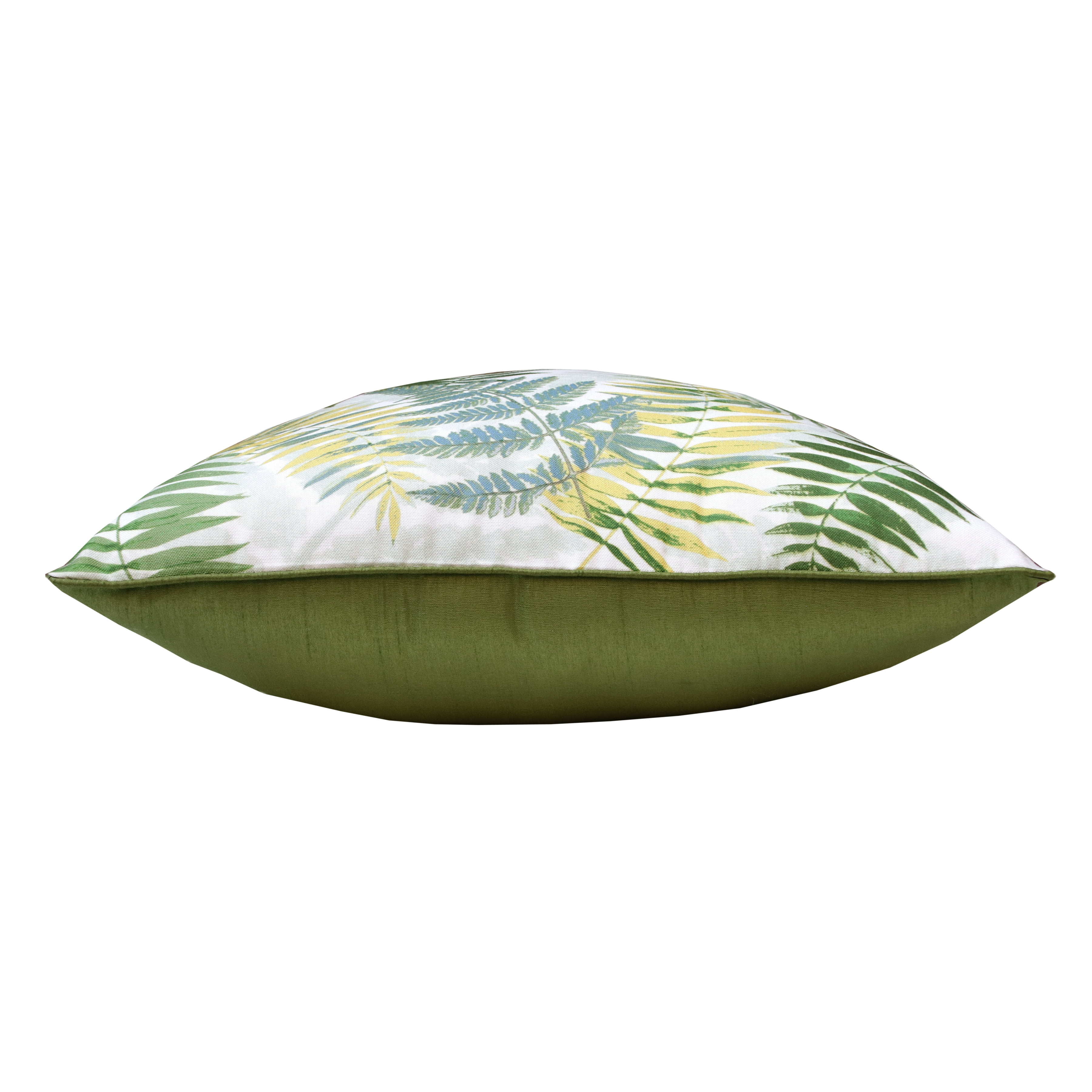 Harlow Hill Green/Yellow Floral 20" x 20" Performance Adult Decorative Feather Filled Pillow