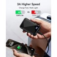 thumbnail image 2 of EAFU Portable Charger, Compact 10000mAh USB C Power Bank, Triple 3A High-Speed External y Pack with Flashlight, 2 of 4