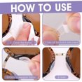 thumbnail image 6 of NOGIS Eyeglass Nose Pads, 2mm Thickness Transparent Adhesive Anti Slip Glasses Nose Grips with Air Bag for Sunglasses Eyeglasses Reading Glasses (20 Pairs, Clear), 6 of 7