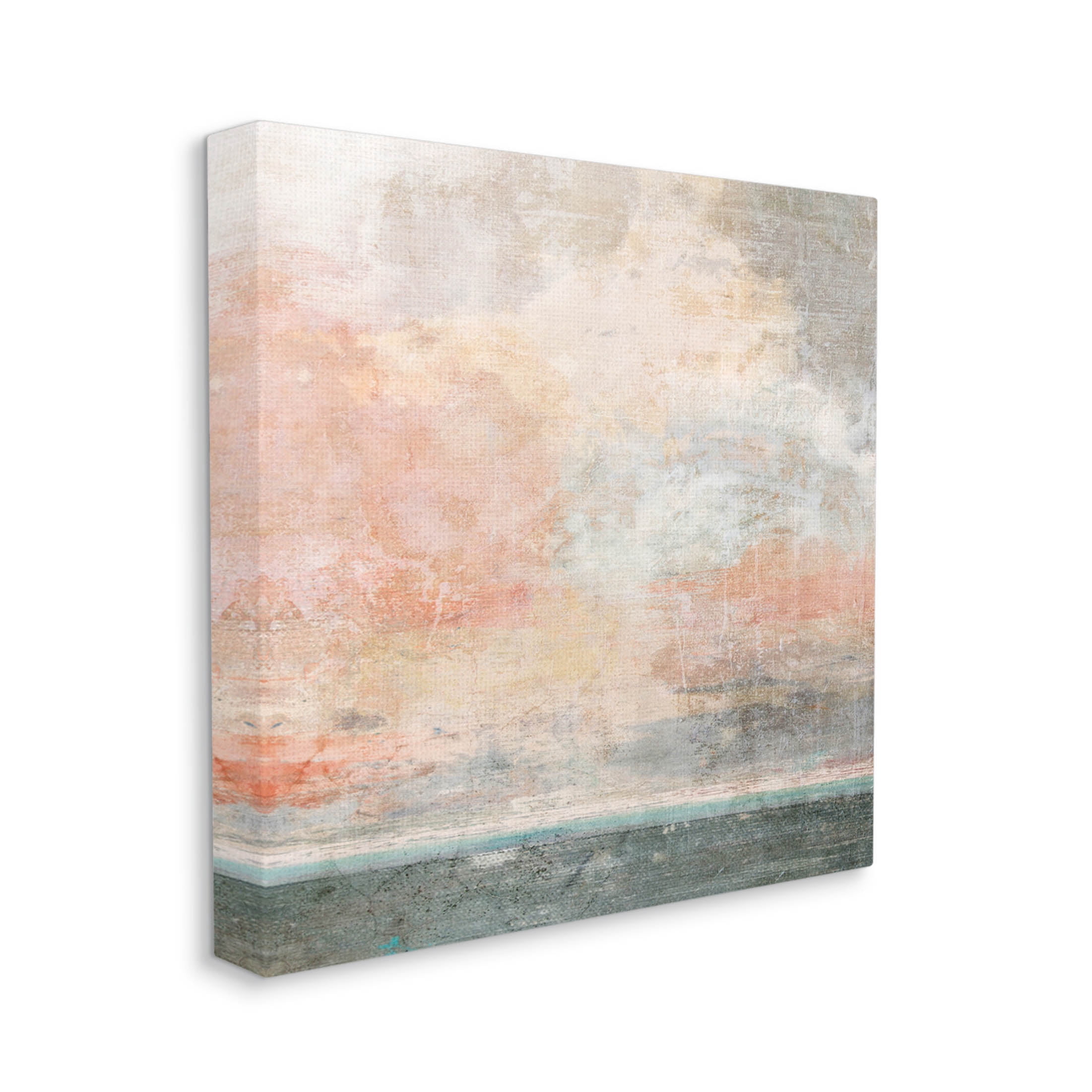 Stupell Industries Layered Modern Landscape Painting Gallery Wrapped Canvas Print Wall Art, Design by Suzanne Nicoll