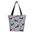 thumbnail image 1 of Balery Christmas Hat Dachshund Bolsa de Hombro con Diseño, Bolsa Grande y Duradera, Bolsa Versátil para Compras, 1 of 6
