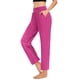 thumbnail image 2 of TaTaai Women's Loose Fit Yoga Pants with Pockets High Waist Stretchy Long Pants Casual Athletic Lounge Bottoms Tummy Control Non See Through Relaxed Fit Gift, 2 of 7
