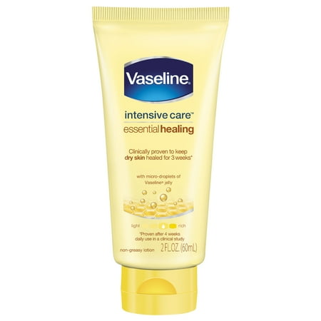 (4 pack) (4 Pack) Vaseline Intensive Care Essential Healing Body Lotion, 2 oz