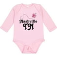 thumbnail image 3 of Inktastic Nashville Girls Long Sleeve Baby Bodysuit, 3 of 5