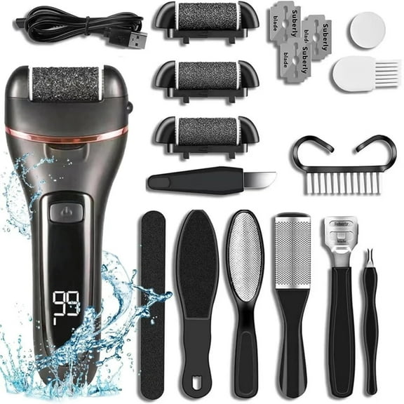 Callus Remover Foot Sander Rough Feet Rechargeable Dead Skin Tools Kit