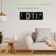 thumbnail image 3 of Reloj de pared digital con control remoto, reloj digital LED grande de 16 pulgadas con visualización de hora/fecha/semana/temperatura, reloj de pared con atenuación automática y 10 niveles de brillo p, 3 of 8