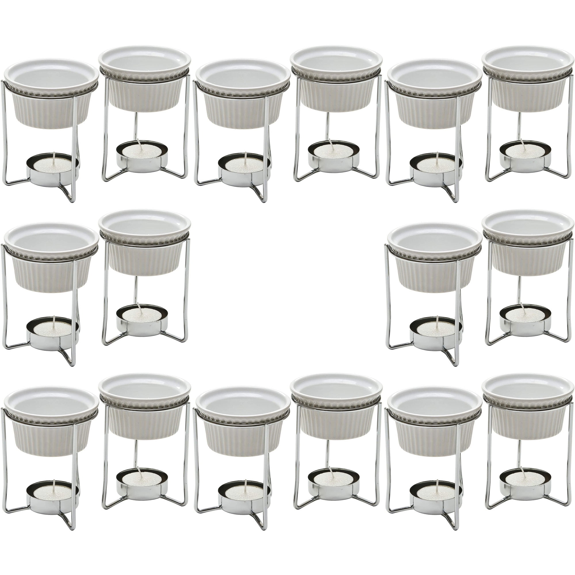 Details about   Prepworks by Progressive Ceramic Butter Warmer Fondue Set 