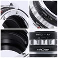thumbnail image 4 of Adaptador de montura de objetivo K&F Concept Nikon G AI AF-S a Fuji X, 4 of 7