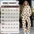 thumbnail image 7 of Xixirimido Dachshunds Paws Beige Print Women 2 Piece Lounge Sets Fall Fashion Outfit Sweatsuits Long Sleeve Sweatshirt & Wide Leg Sweatpants Matching Tracksuit Set, Medium, 7 of 7