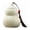 White, variant on Elegant Ceramic Gourd Tea Jar with Color Glaze Airtight Storage Container for Tea Leaves, Herbs, Pills, and Fragrance, 3.0 x 3.0 x 4.2 Inches