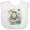 AA-White, variant on Inktastic Book Lover Reading Frog Librarian Girls Baby Bib