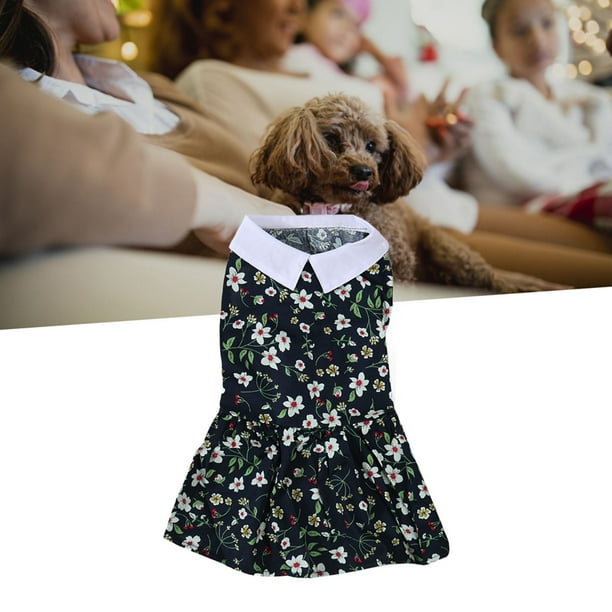 Vestido de Perro Vestido de Princesa de Cachorro Floral Elegante a la Moda Vestido de Perro Suave Transpirable Ligero a la Moda para Primavera y Verano ANGGREK Otros