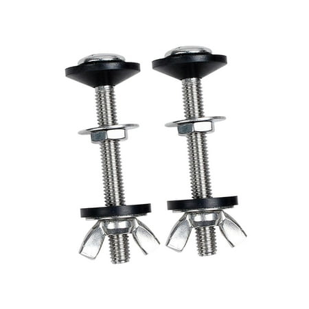 2x Universal Toilet Tank Screws Toilet Seat Screws Bolts Toilet Water