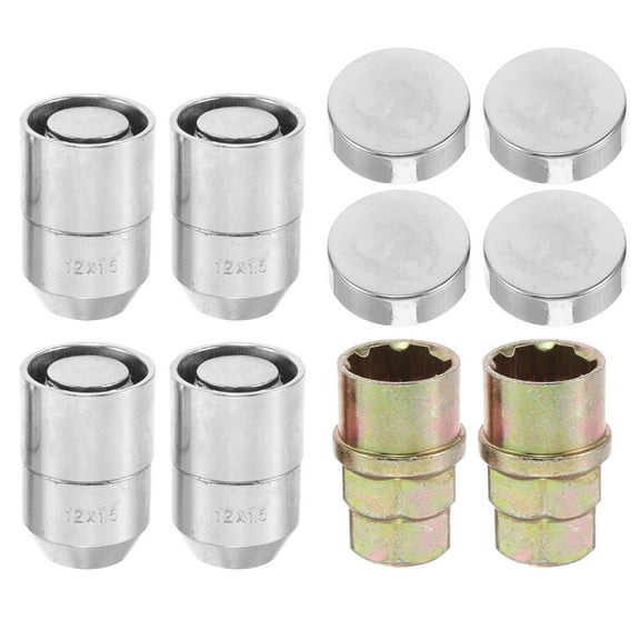 Zehuanyu  10 Pcs Tire Anti-theft Screws Tempered Wheel Lock Black Gradient Kit Universal Automobile