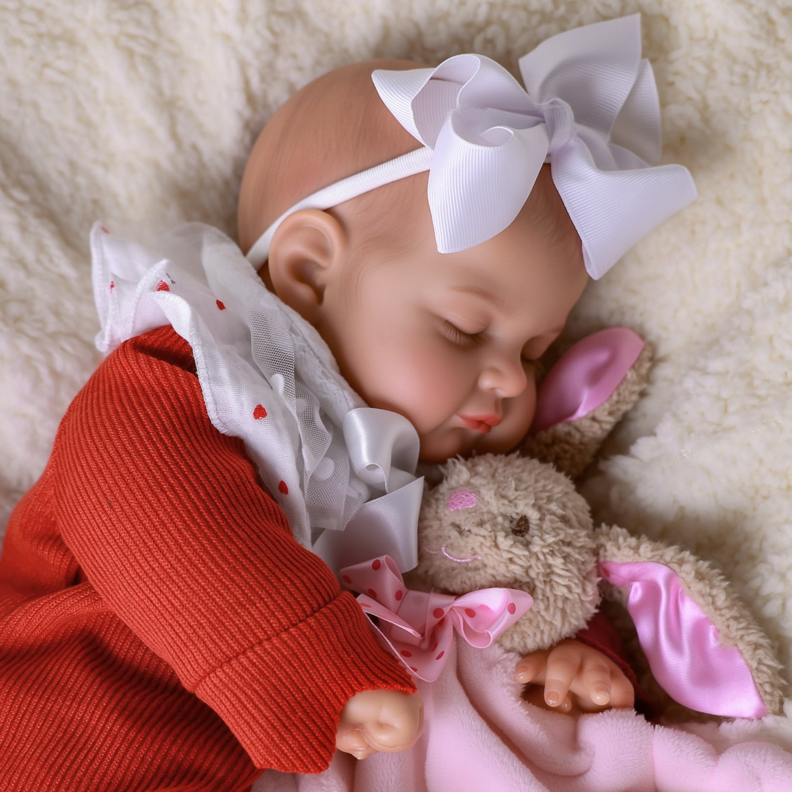 RSG Lifelike Reborn 20 Inch Soft Feeling Realistic- Poseable Handmade Real Life Baby Doll Girl for Kids & Collection