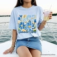 thumbnail image 6 of Summer Vibes Brushsroke Flowers T-Shirt, Aesthetic Tee, 6 of 8