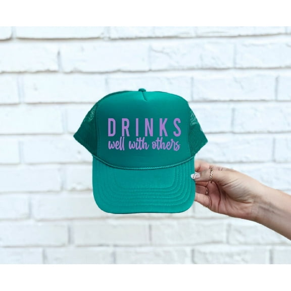 Drinks Well With Others Jade Trucker Hat