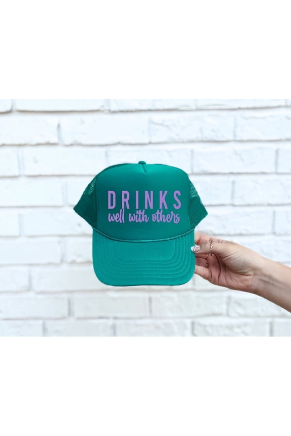 Drinks Well With Others Jade Trucker Hat