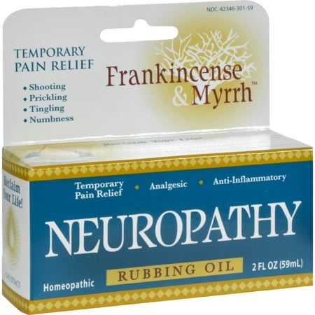 Frankincense and Myrrh Neuropathy Rubbing Oil - 2 fl